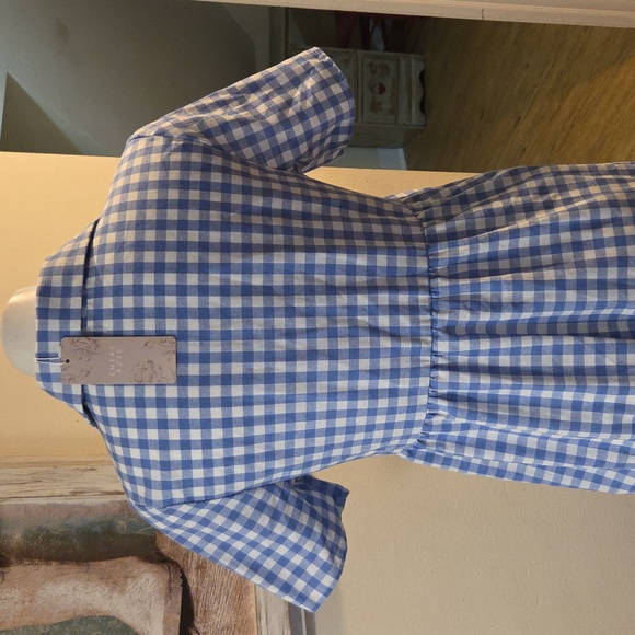 Emery Rose Gingham Button-Down Dress - Picture 8 of 12